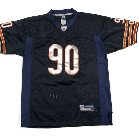 Julius Peppers Chicago Bears Reebok NFL Jersey Youth Boys XL 16-18 Sewn Blue - Picture 1 of 8